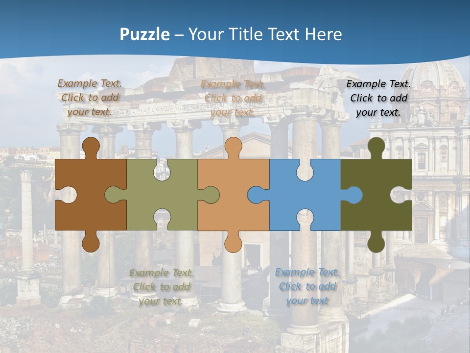 Touristic Arch Landmark PowerPoint Template
