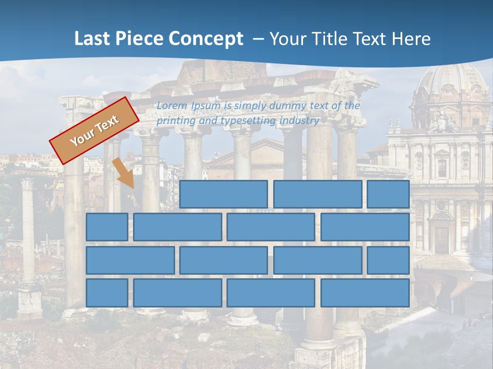 Touristic Arch Landmark PowerPoint Template