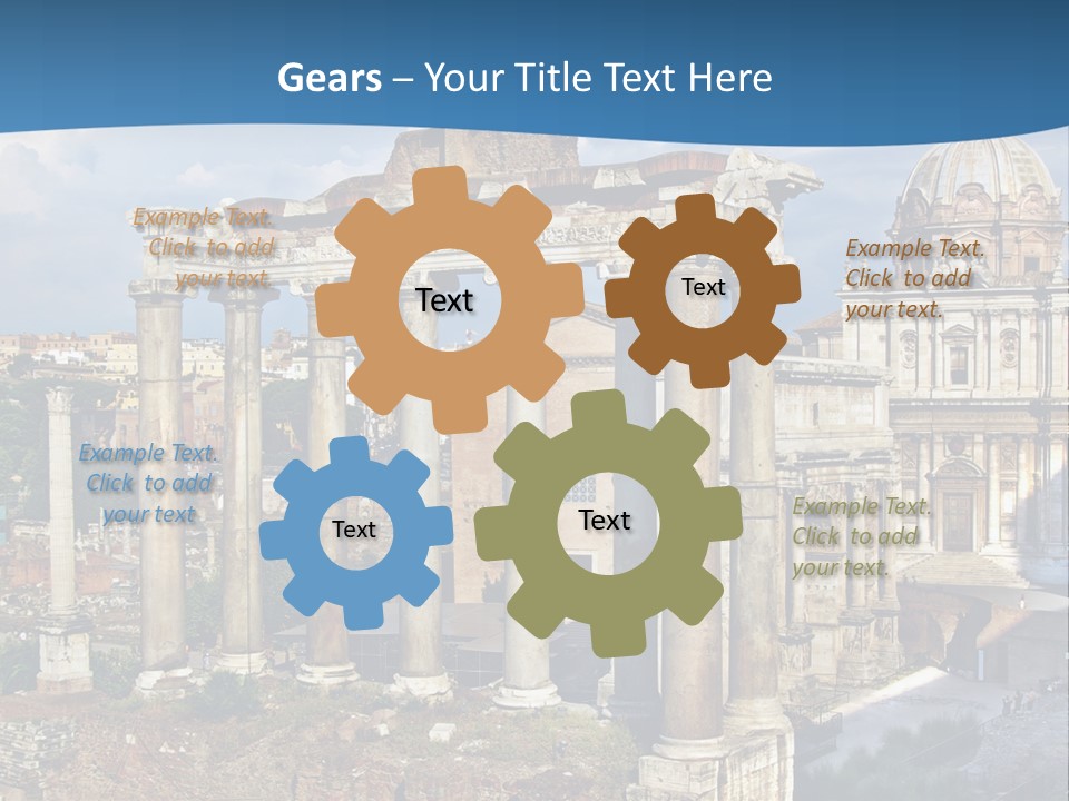 Touristic Arch Landmark PowerPoint Template