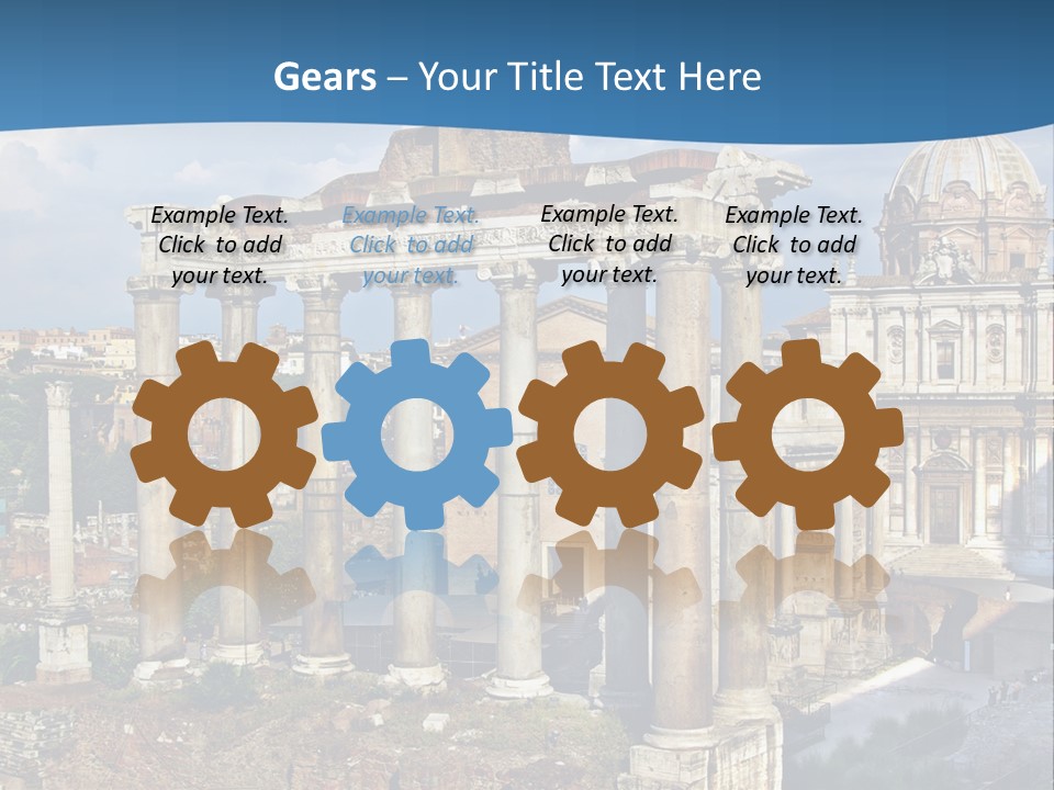 Touristic Arch Landmark PowerPoint Template