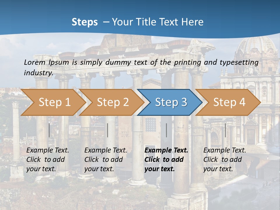 Touristic Arch Landmark PowerPoint Template
