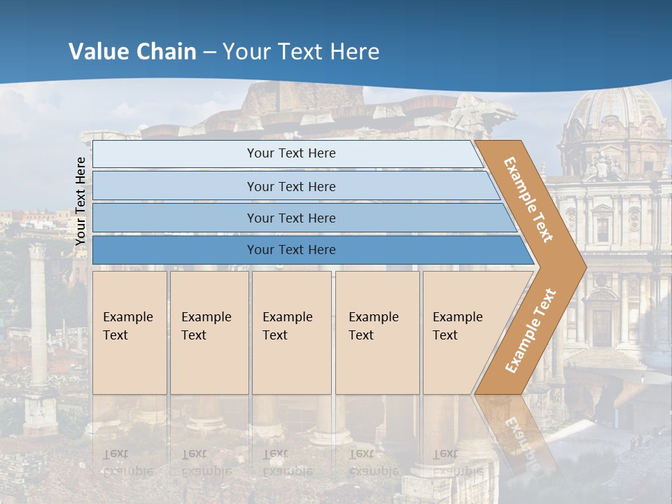 Touristic Arch Landmark PowerPoint Template