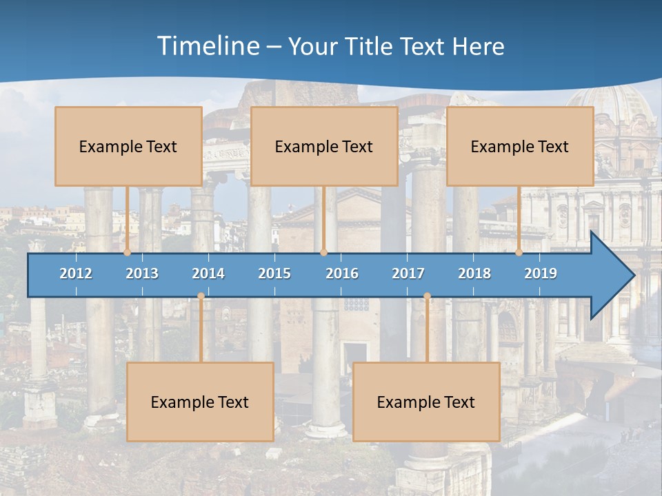 Touristic Arch Landmark PowerPoint Template