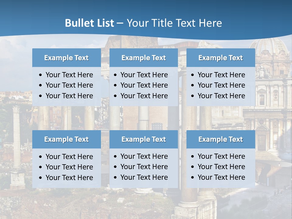 Touristic Arch Landmark PowerPoint Template