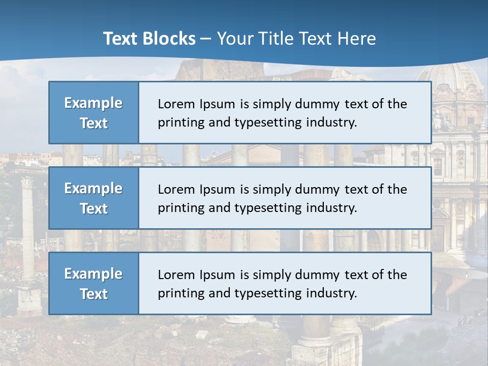 Touristic Arch Landmark PowerPoint Template