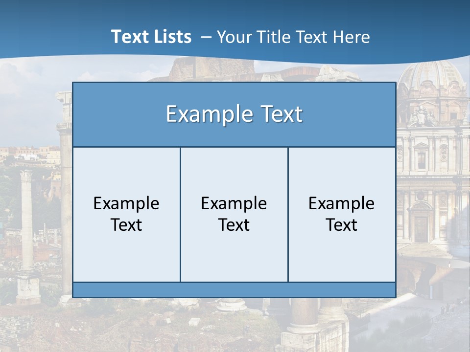 Touristic Arch Landmark PowerPoint Template