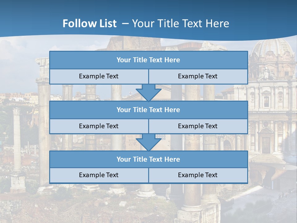 Touristic Arch Landmark PowerPoint Template