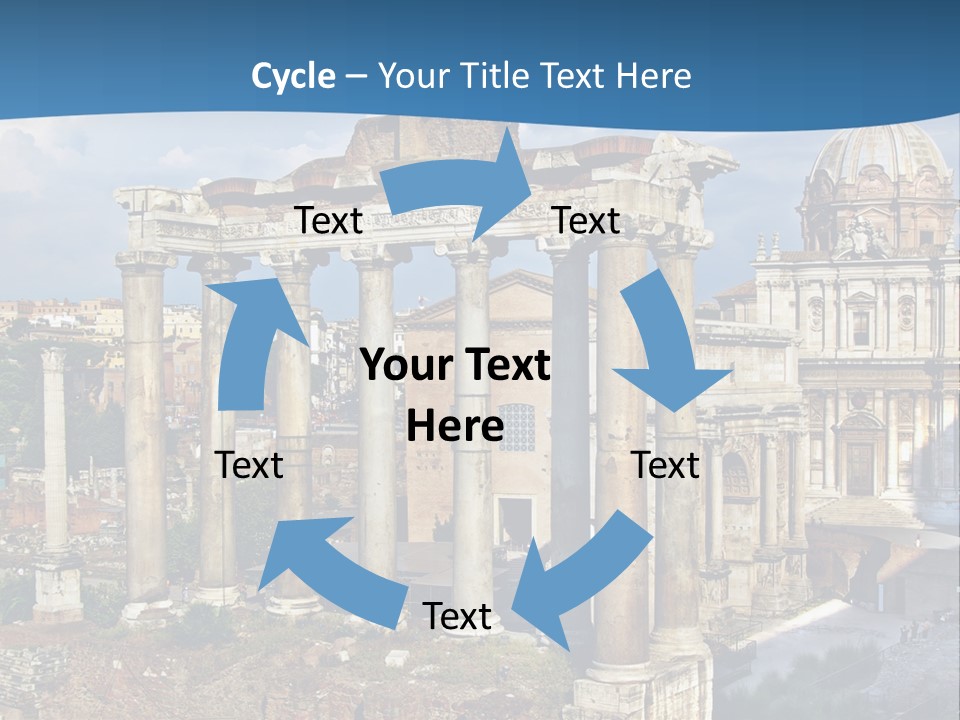 Touristic Arch Landmark PowerPoint Template