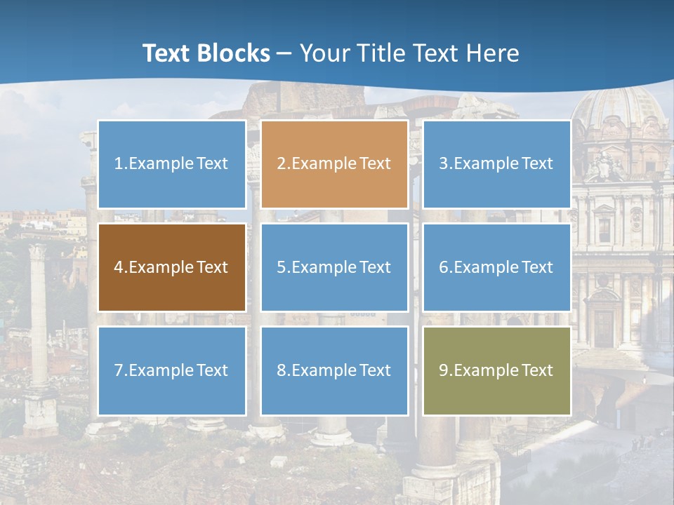 Touristic Arch Landmark PowerPoint Template