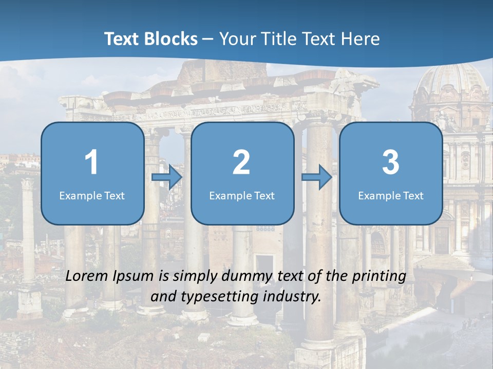 Touristic Arch Landmark PowerPoint Template