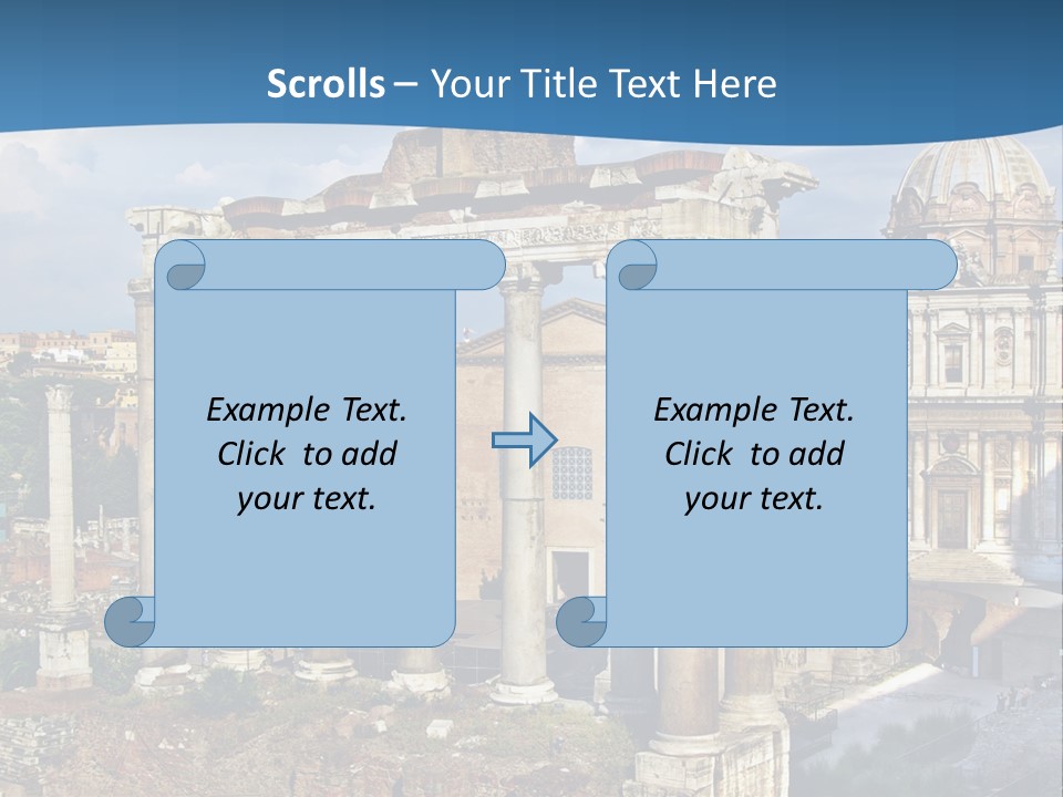 Touristic Arch Landmark PowerPoint Template
