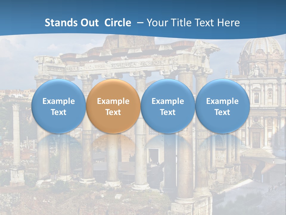Touristic Arch Landmark PowerPoint Template