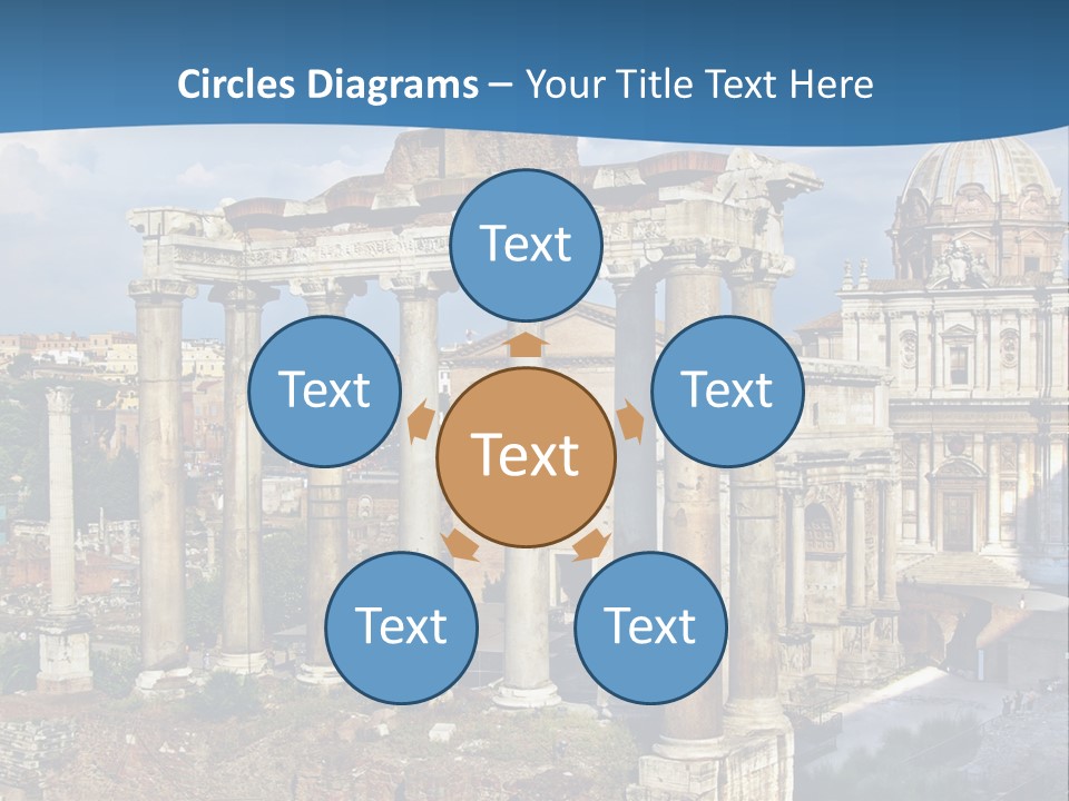 Touristic Arch Landmark PowerPoint Template