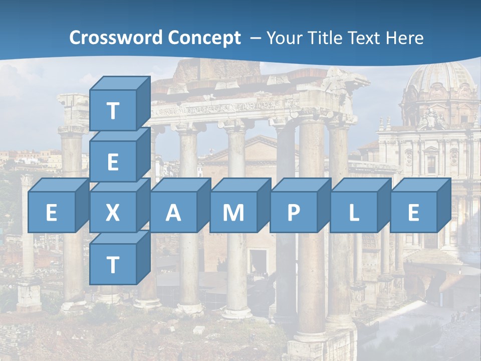 Touristic Arch Landmark PowerPoint Template