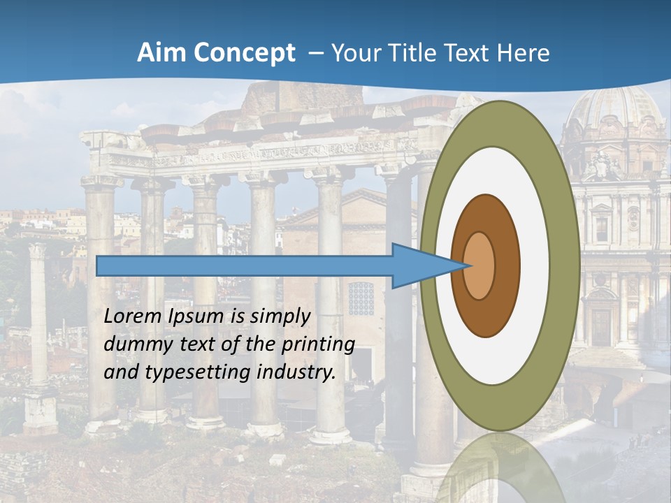 Touristic Arch Landmark PowerPoint Template