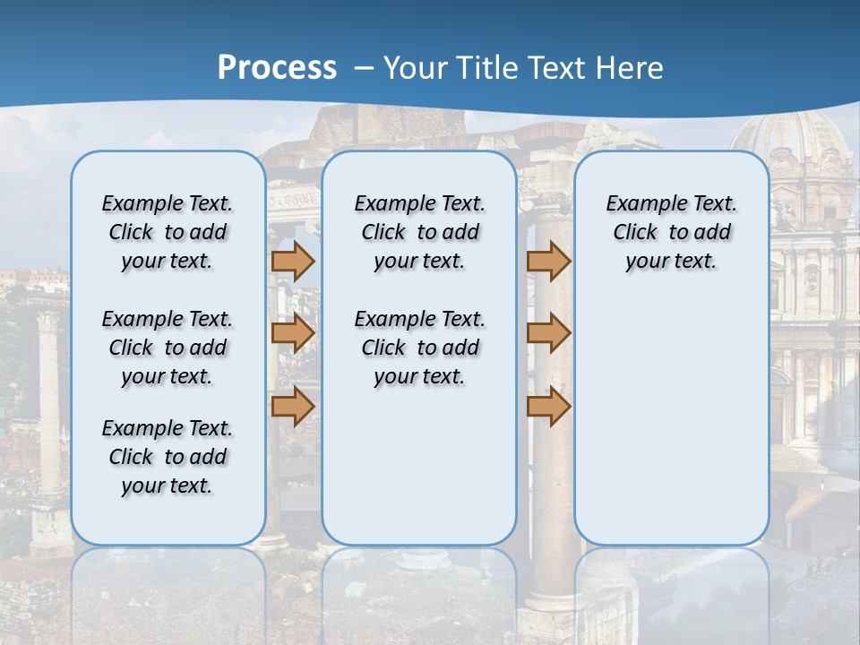 Touristic Arch Landmark PowerPoint Template