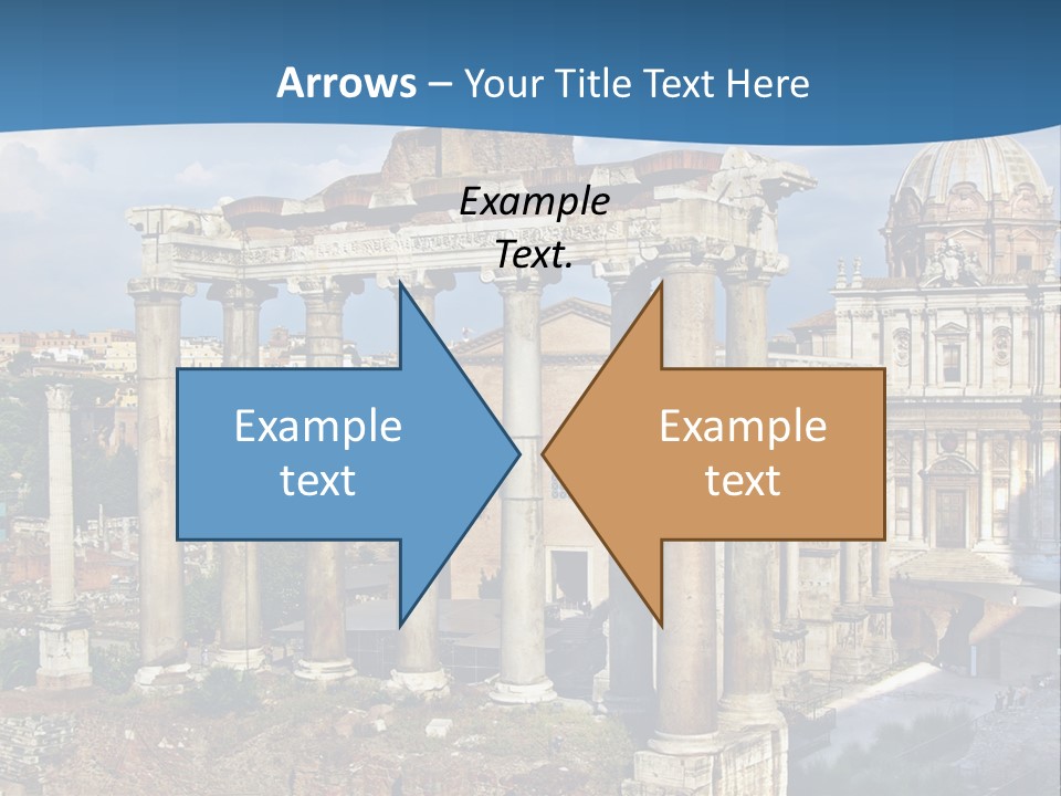 Touristic Arch Landmark PowerPoint Template