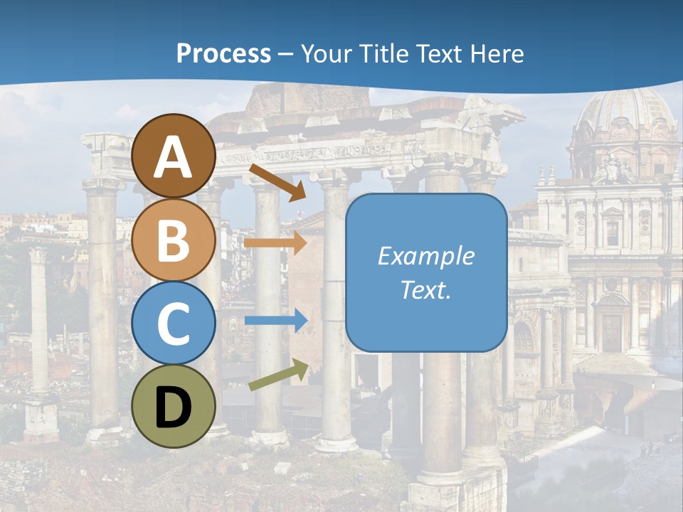 Touristic Arch Landmark PowerPoint Template