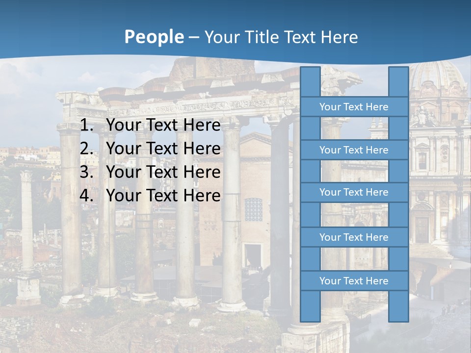 Touristic Arch Landmark PowerPoint Template