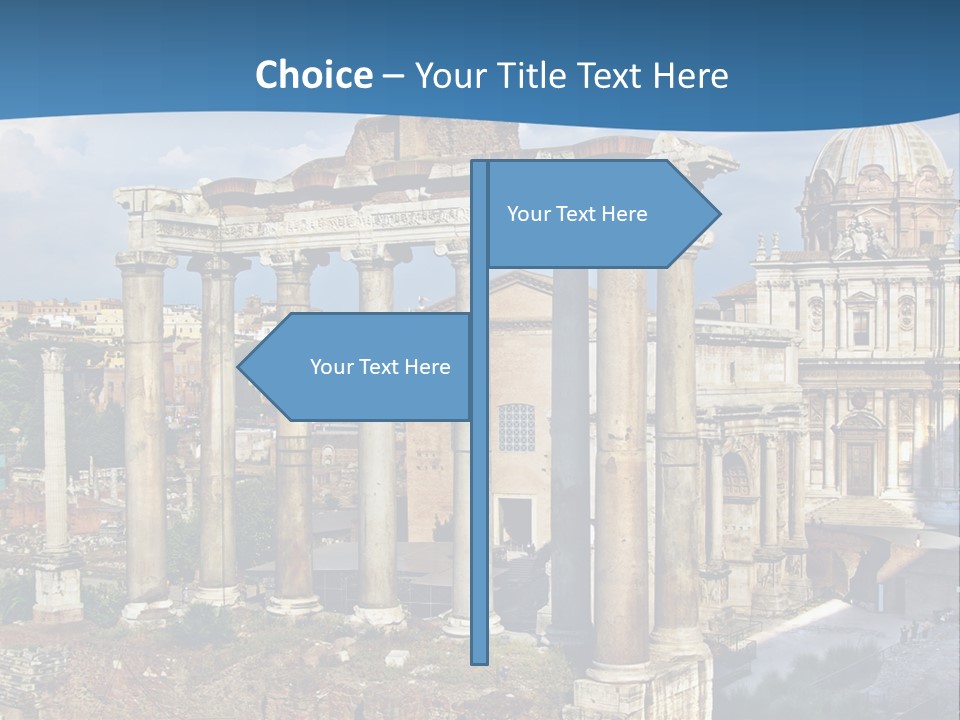 Touristic Arch Landmark PowerPoint Template