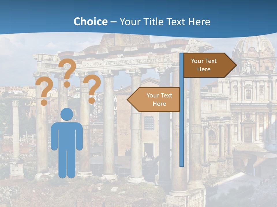 Touristic Arch Landmark PowerPoint Template