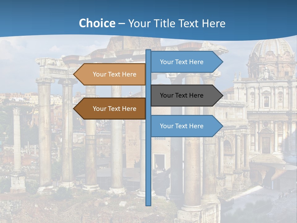 Touristic Arch Landmark PowerPoint Template