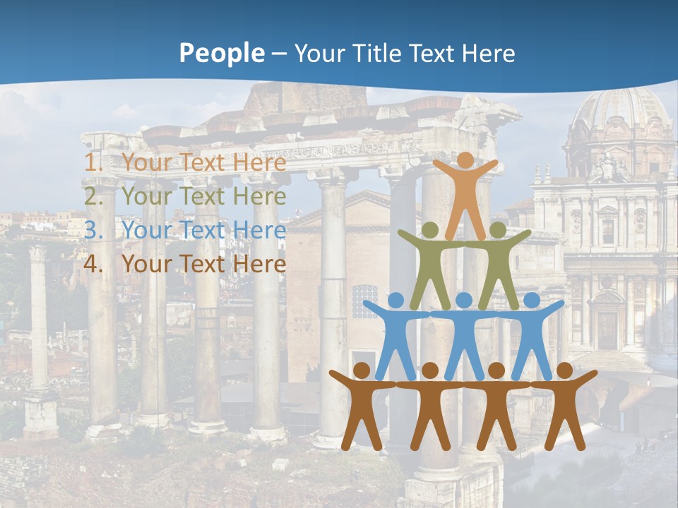 Touristic Arch Landmark PowerPoint Template