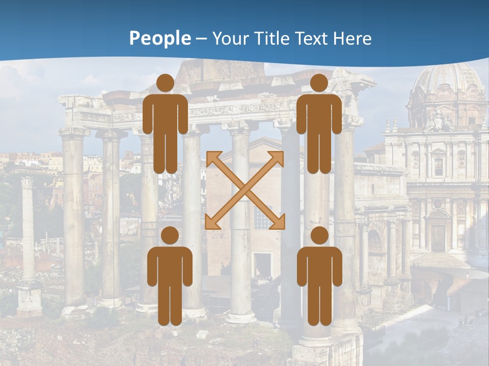 Touristic Arch Landmark PowerPoint Template