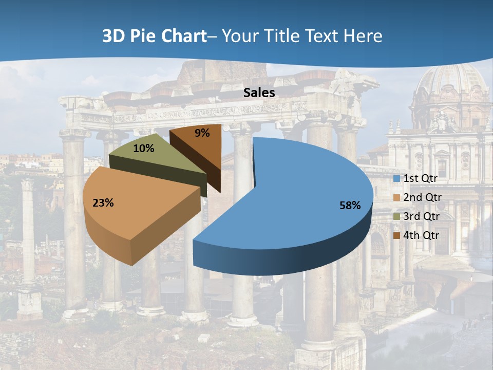 Touristic Arch Landmark PowerPoint Template