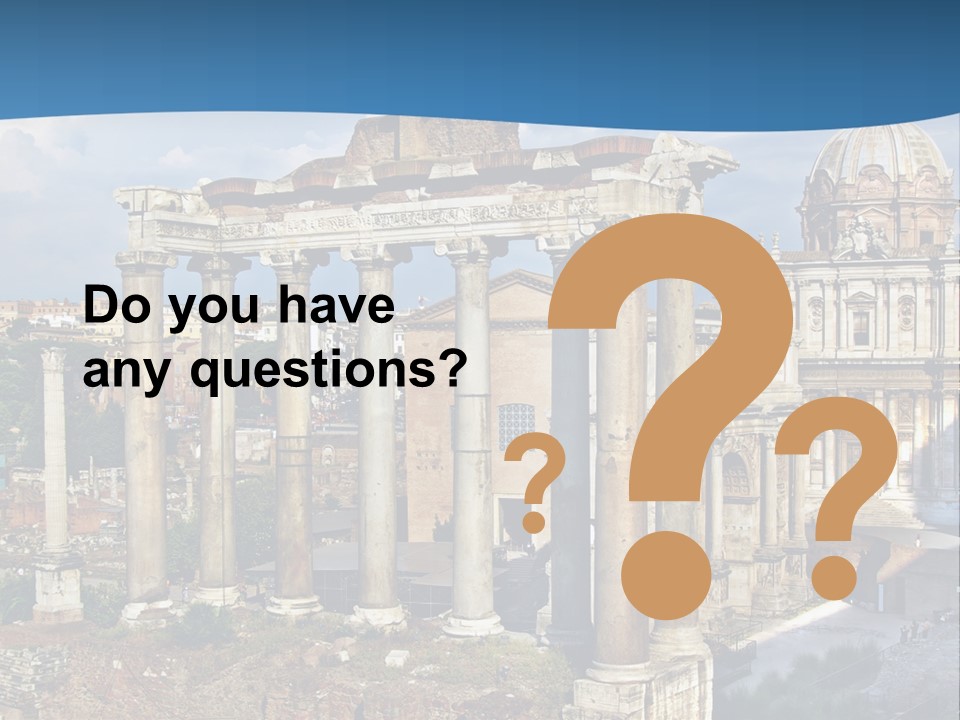 Touristic Arch Landmark PowerPoint Template