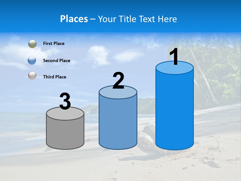 Tree Getaway Lagoon PowerPoint Template