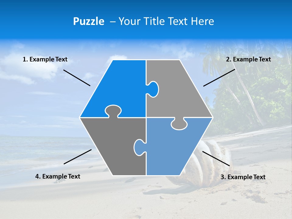 Tree Getaway Lagoon PowerPoint Template