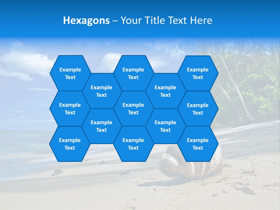 Tree Getaway Lagoon PowerPoint Template