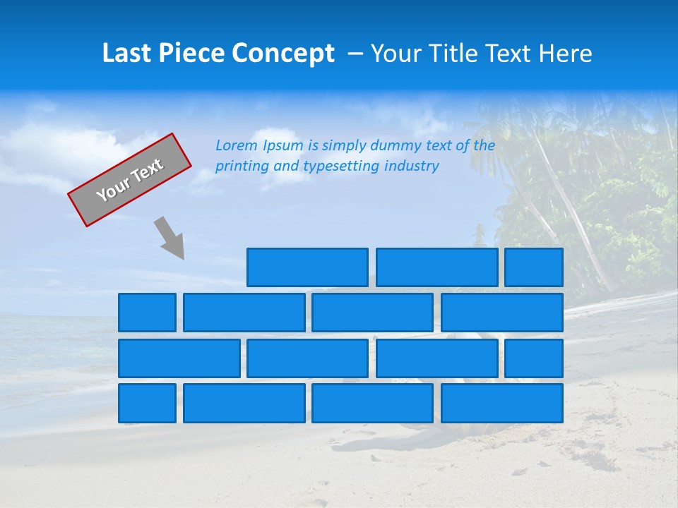 Tree Getaway Lagoon PowerPoint Template