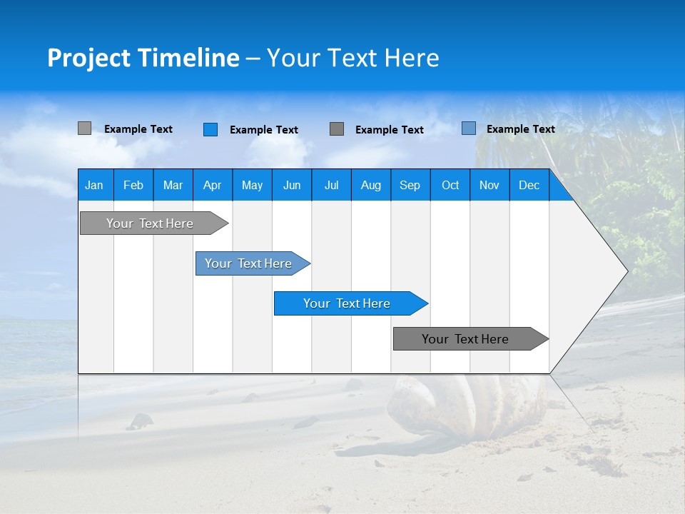 Tree Getaway Lagoon PowerPoint Template
