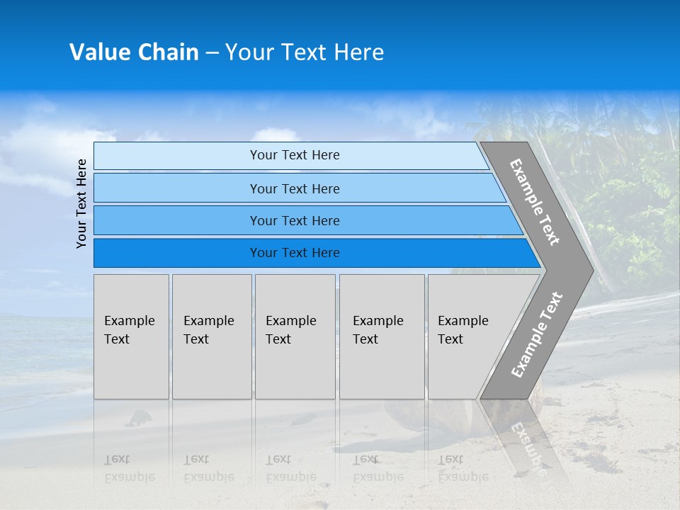Tree Getaway Lagoon PowerPoint Template