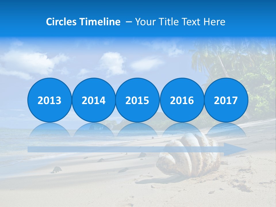 Tree Getaway Lagoon PowerPoint Template