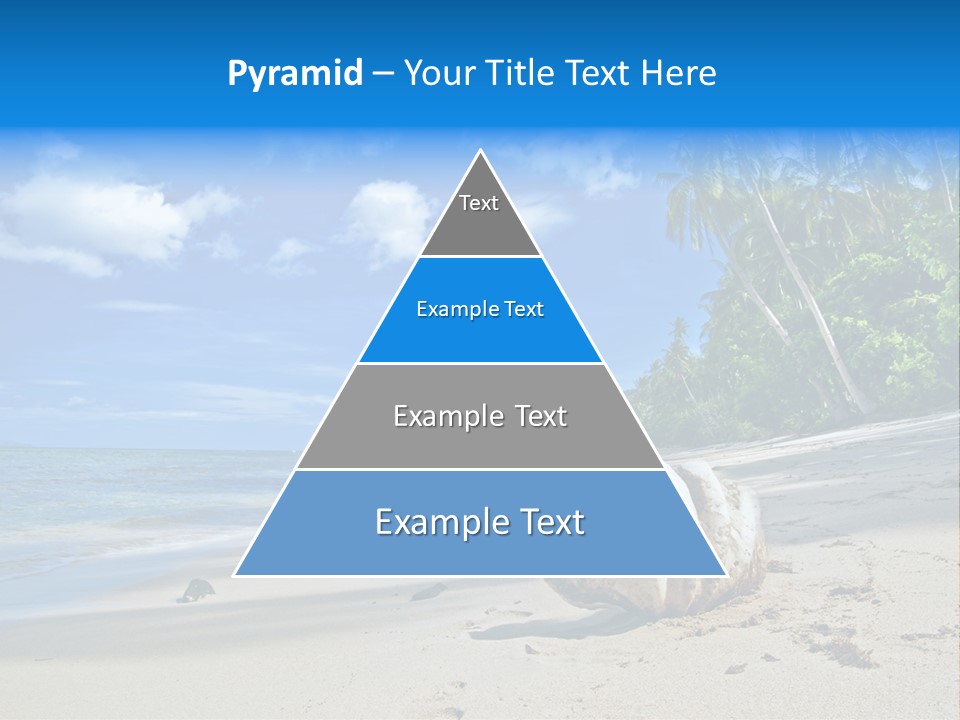 Tree Getaway Lagoon PowerPoint Template