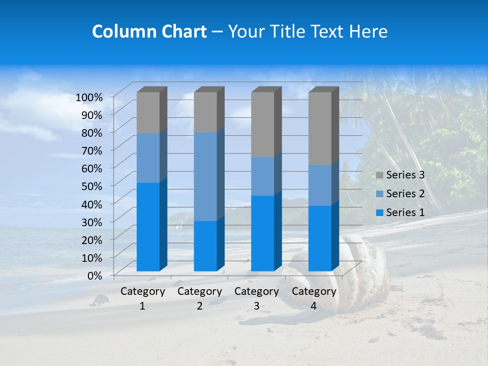 Tree Getaway Lagoon PowerPoint Template