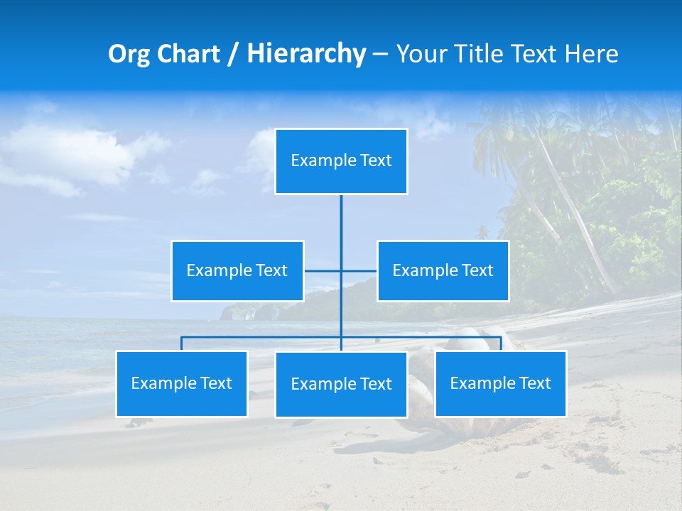 Tree Getaway Lagoon PowerPoint Template