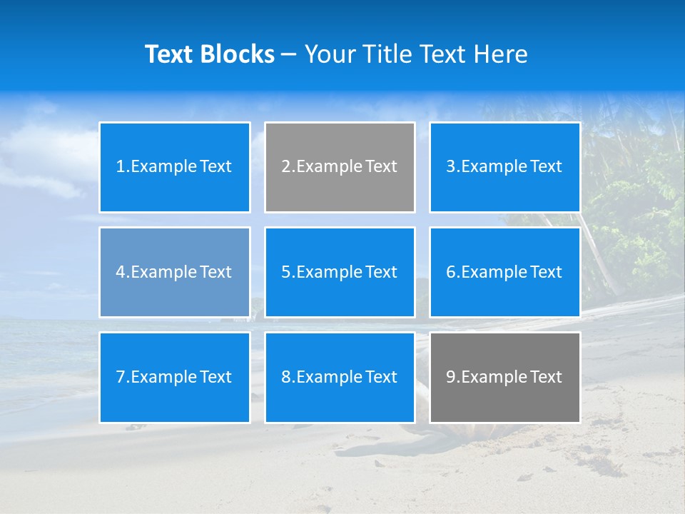 Tree Getaway Lagoon PowerPoint Template