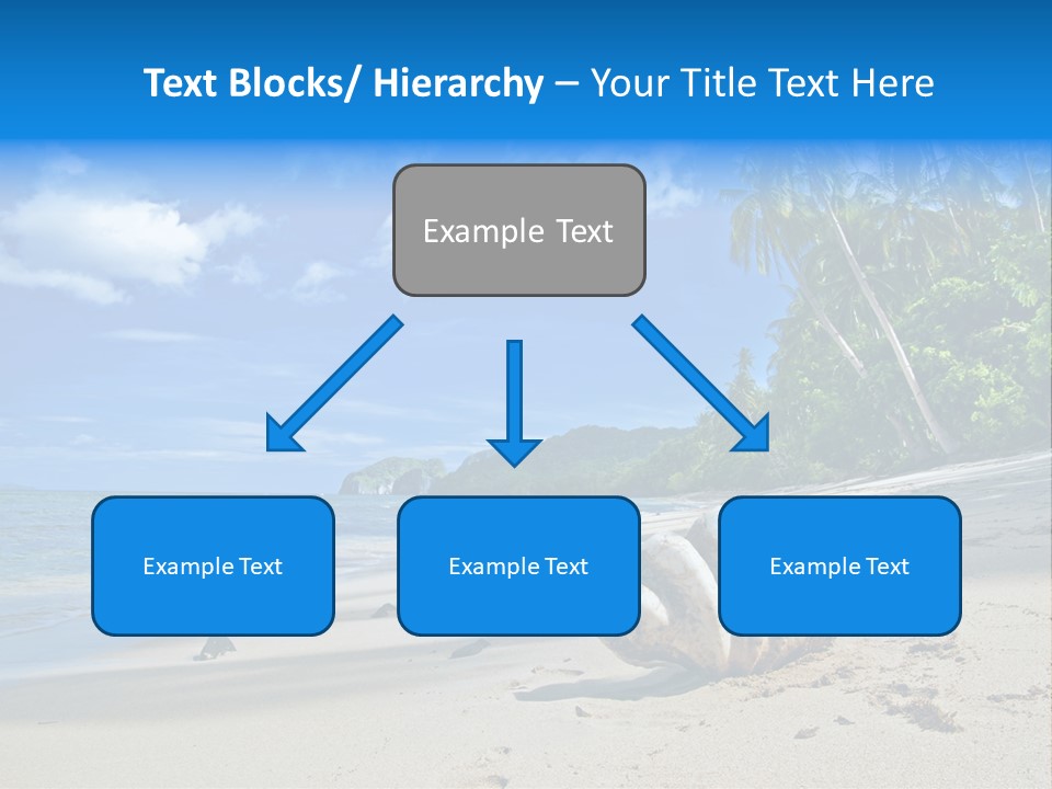 Tree Getaway Lagoon PowerPoint Template