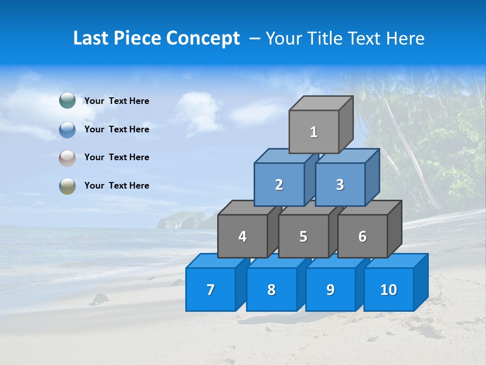 Tree Getaway Lagoon PowerPoint Template