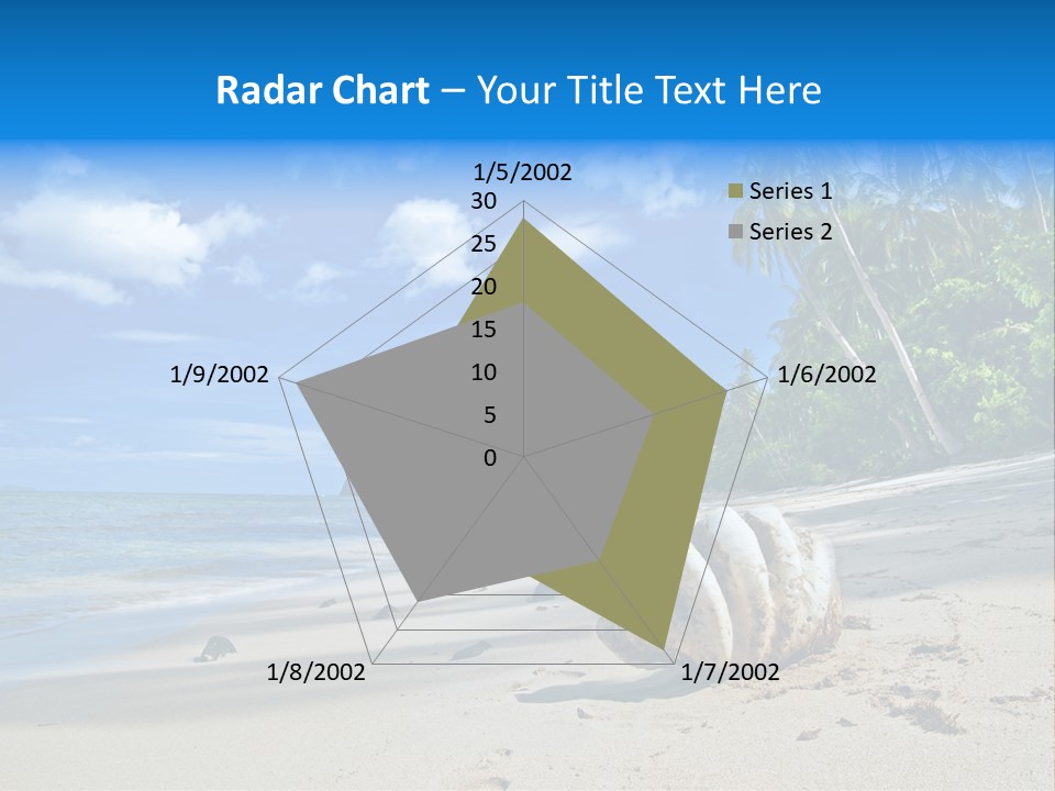 Tree Getaway Lagoon PowerPoint Template