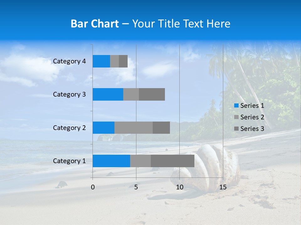 Tree Getaway Lagoon PowerPoint Template