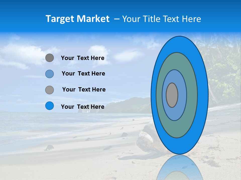 Tree Getaway Lagoon PowerPoint Template