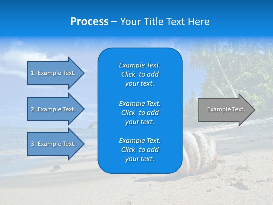 Tree Getaway Lagoon PowerPoint Template
