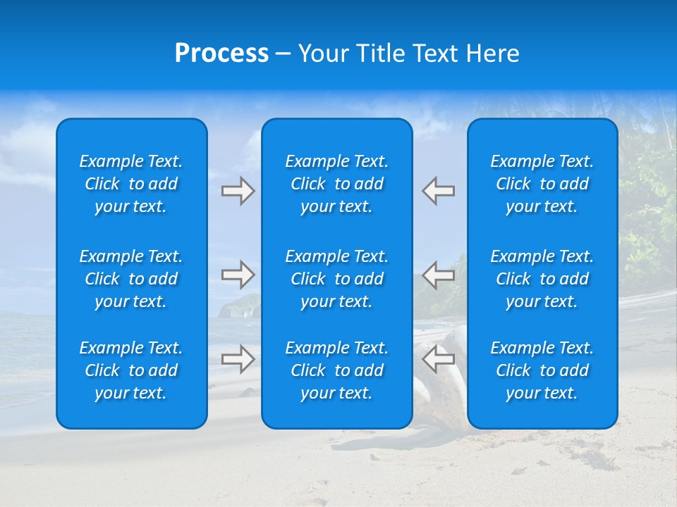 Tree Getaway Lagoon PowerPoint Template