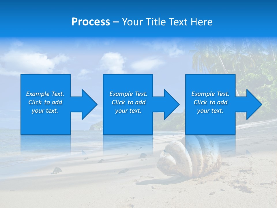 Tree Getaway Lagoon PowerPoint Template