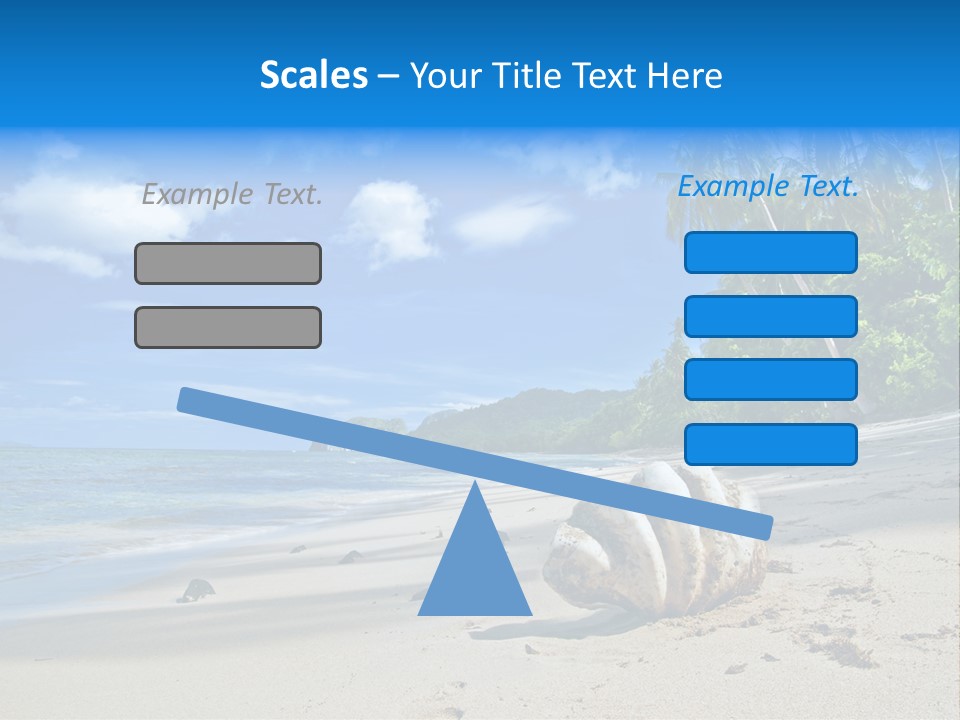 Tree Getaway Lagoon PowerPoint Template
